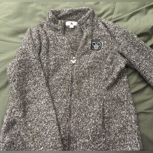 Gray Disney World Full-Zip Sweater